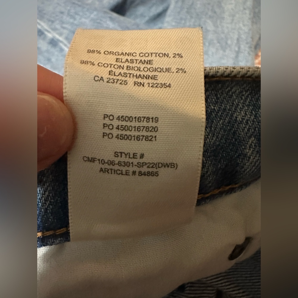 Aritzia denim forum the twiggy high rise flare 28L size 27 - Picture 4 of 10